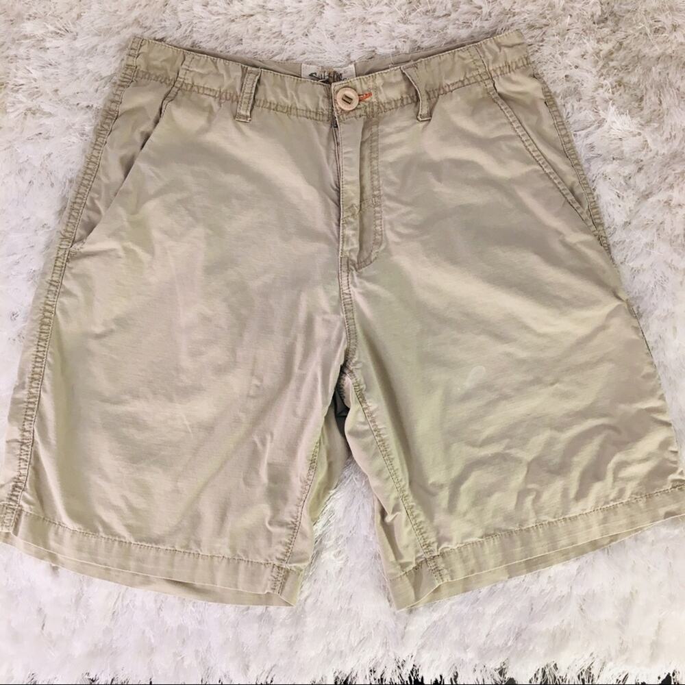 Tan Cargo Shorts Sz 28 Cotton Gorpcore Casual